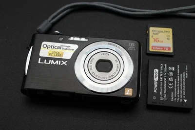 Panasonic Digital Camera Lumix DMC-FS18 16.1MP Black Tested - Image 1 of 4