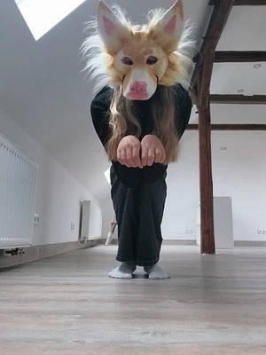 Therian Golden Husky Maske - Bild 1 von 4