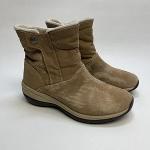 Columbia Lexington Winter Boots Brown Suede Women's sz 7.5 Waterproof Side Zip - Bild 1 von 17