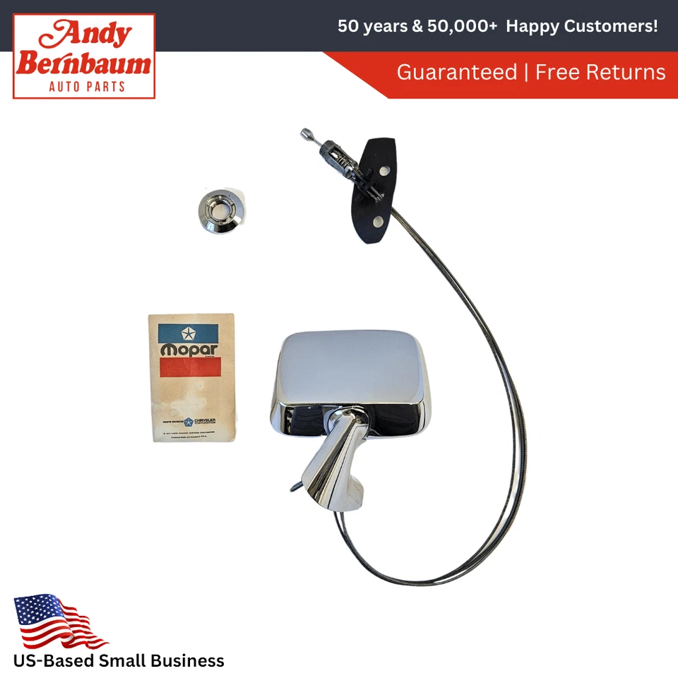 Espejo retrovisor de puerta Plymouth Fury I II II III 1971 con control remoto lateral izquierdo 3582646 nuevo de stock Foto 1 de 4