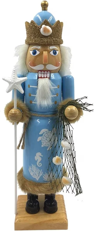 Santa's Workshop 14" Coastal King Nutcracker - Image 1 of 1