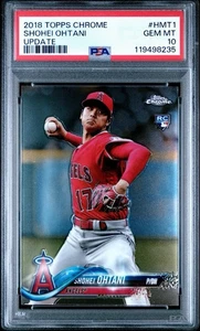 2018 SHOHEI OHTANI TOPPS CHROME HMT1 UPDATE RC 🔥 PSA 10 💎 GEM-MINT 📈 MVP 🐐 - Picture 1 of 3