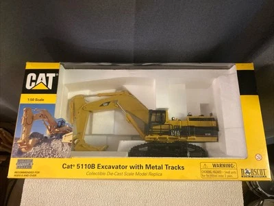 Excavadora Norscot 55098 2002 1:50 Caterpillar CAT 5110B pista de metal fundido a presión nueva en caja Foto 1 de 4