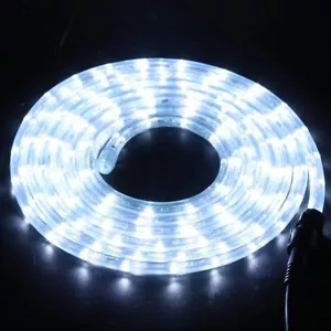 Super Bright Solar Rope Fairy Lights 100 LED Strip Outdoor Garden Landscape Lamp - Picture 1 of 18