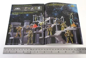 2016 Bandai SAINT SEIYA Myth Cloth SPANISH CATALOG TRIPTYCH Very Rare Oversized - Picture 1 of 5