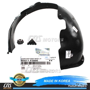 ⭐GENUINE⭐ Fender Liner FRONT LEFT DRIVER for 19-20 Hyundai Elantra 86811F2800 - Picture 1 of 4