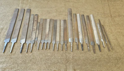 23 Vixen Woodmiller Flat Half Round File Set Metal Smooth Standard Mixed Coarse - Image 1 of 4
