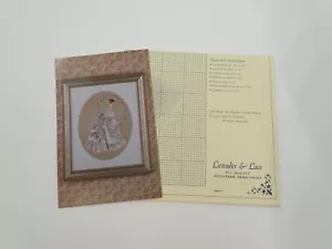 Lavender & Lace Cross Stitch Chart - The Bride Wedding - Picture 1 of 4