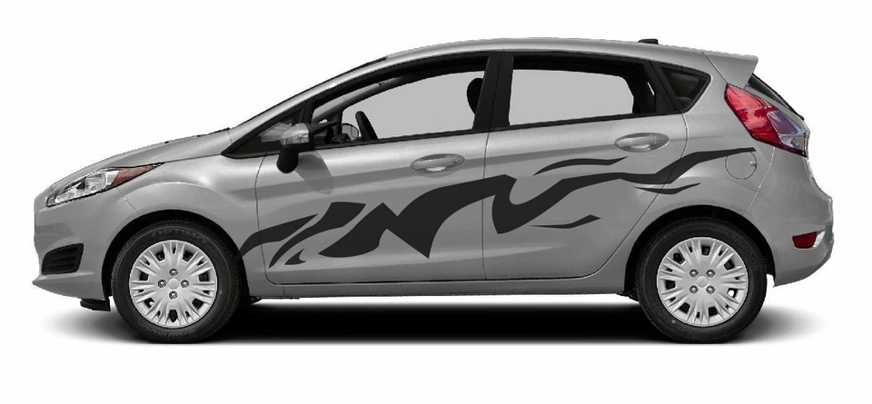Fiesta Hatchback 3M乙烯基贴纸图形贴花条纹2015福特 — 第 1/4 张图片