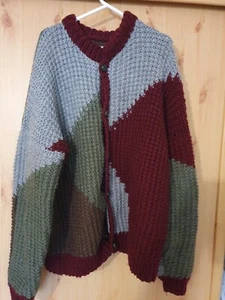 selbstgestrickte Herrenweste - Bild 1 von 2