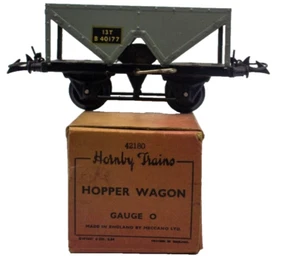 Vintage Hornby 0-gauge 13 Tons Coal Hopper Wagon w/ original Box (c. 1938) - Picture 1 of 5