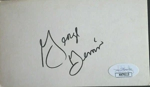 ICEMAN George Gervin Spurs HOF Autographed 3x5 Index Signed Card JSA COA - Picture 1 of 3