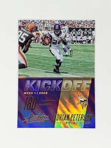 ADRIAN PETERSON Insert Kickoff 2017 Panini Absolute #12 Minnesota Vikings - Imagen 1 de 2