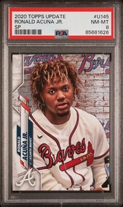 2020 Topps Update U-145 Ronald Acuna Jr. SP Bildvariation PSA 8 - Bild 1 von 2
