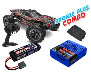 Traxxas Rustler 4x4 HD VXL Brushless rosso bronzo più combinazione TRX67376-4-ROSSO-BRONZO - Foto 1 di 5