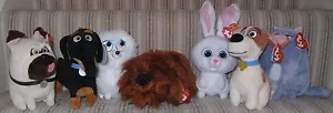 TY BEANIES - THE SECRET LIFE OF PETS - CHOOSE CHARACTER - BRAND NEW WITH TAGS - Picture 1 of 13