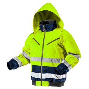 Chaqueta de trabajo de advertencia aislada, amarillo, tamaño XXL - Imagen 1 de 12