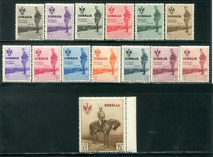 1935 Somalia visita del Re serie 14 valori nuovi ** MNH cert. Bolaffi - Picture 1 of 1