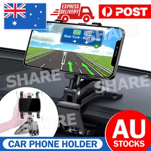 360° Rotation Dashboard Car Phone Holder Mount GPS Stand Cradle Clamp Universal - Picture 1 of 12