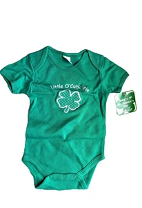 Baby Gear Baby's 1st St Patrick's Day Bodysuit for Boy Girl Little O'Cutie Pie - Picture 1 of 5