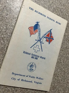 Vintage RARE The Richmond Nursing Home Confederate Hospital 1861- 1865 Virginia - Bild 1 von 11