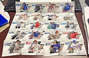 2017 Topps Series 2 Major League Milestones Set (20) w/Kris Bryant, Corey Seager - Picture 1 of 1