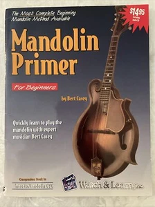 Libro y CD Casey MANDOLIN PRIMER para principiantes nuevo de colección 1997 - Imagen 1 de 4