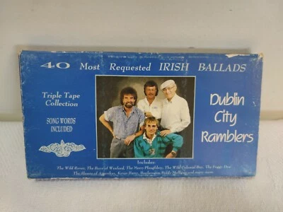 Dublin City Ramblers 40 most requested Irish ballads 3 cassette box set import - Image 1 of 4