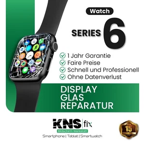 Apple Watch Serie 6 Frontglas Reparatur Displayglas Tausch ✅ 24 Stunden - Picture 1 of 5