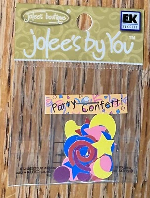 RARE Jolees Mini Kids Birthday Bag Of Party Confetti BDay Symbol Party Scrapbook - Image 1 of 4
