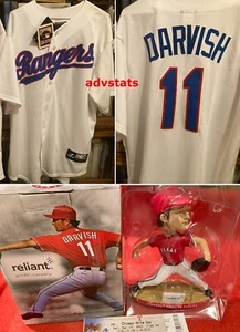 SGA 2014 Texas Rangers YU DARVISH Strikeout King bobblehead inc ticket + program - Picture 1 of 3