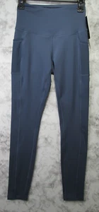 Leg End Active Mesh Pocket Full Length Leggings High Waisted Women's Small - Picture 1 of 10