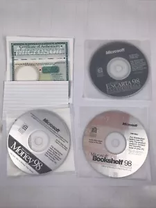 MICROSOFT WINDOWS 98 Money 98, Home Bookshelf 98 Encarta 98 with product Key NEW - Picture 1 of 6