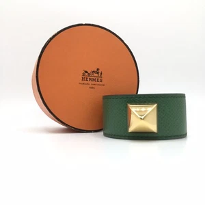 Hermes Lederarmband Medor grün - Bild 1 von 12