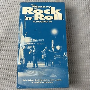 "The History of Rock n Roll Plugging In" #4 VHS 1995 Sealed Bob Dylan, Hendrix - Picture 1 of 7