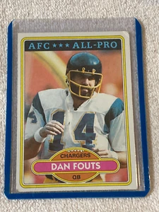 1980 topps #520 Dan Fouts NFL AFC ALL-PRO EX/EX+ - Picture 1 of 2
