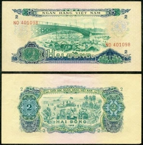 Vietnam South - 2 Dong 1966 / 1975 aUNC Pick 41 Lemberg-Zp - Picture 1 of 1