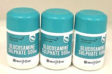 3X SUPERDRUG GLUCOSAMINE SULPHATE 500MG WITH VITAMIN C 90 TABLETS EACH 1-2 A DAY