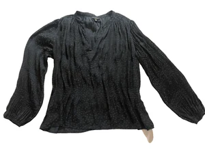 Current Air Los Angeles Navy Blue, Size-S, V Neck Polyester Long Sleeve Stars - Picture 1 of 7