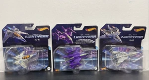 2022 Hotwheels Disney Pixar Lightyear Xl-15 & Xl-01 & Zurg Fighter Ship Lot Of 3 - Picture 1 of 8