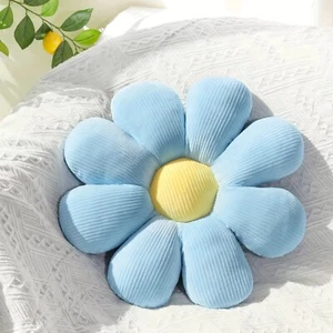 Stuffed Flower Cushion Sunflower Pillow Kids Bedroom Seat Pillow Plush Toys Gift - Picture 1 of 10