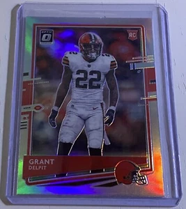 Grant Delpit 2020 Panini Donruss Optic Holo Rookie RC #122 Cleveland Browns RL01 - Foto 1 di 2