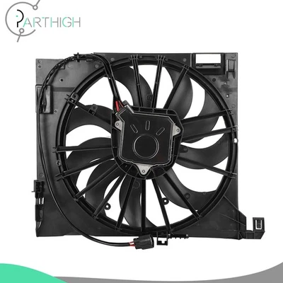 Radiator Cooling Fan Assembly Car Electric For 2010-2015 JAGUAR XF XKR - Image 1 of 4