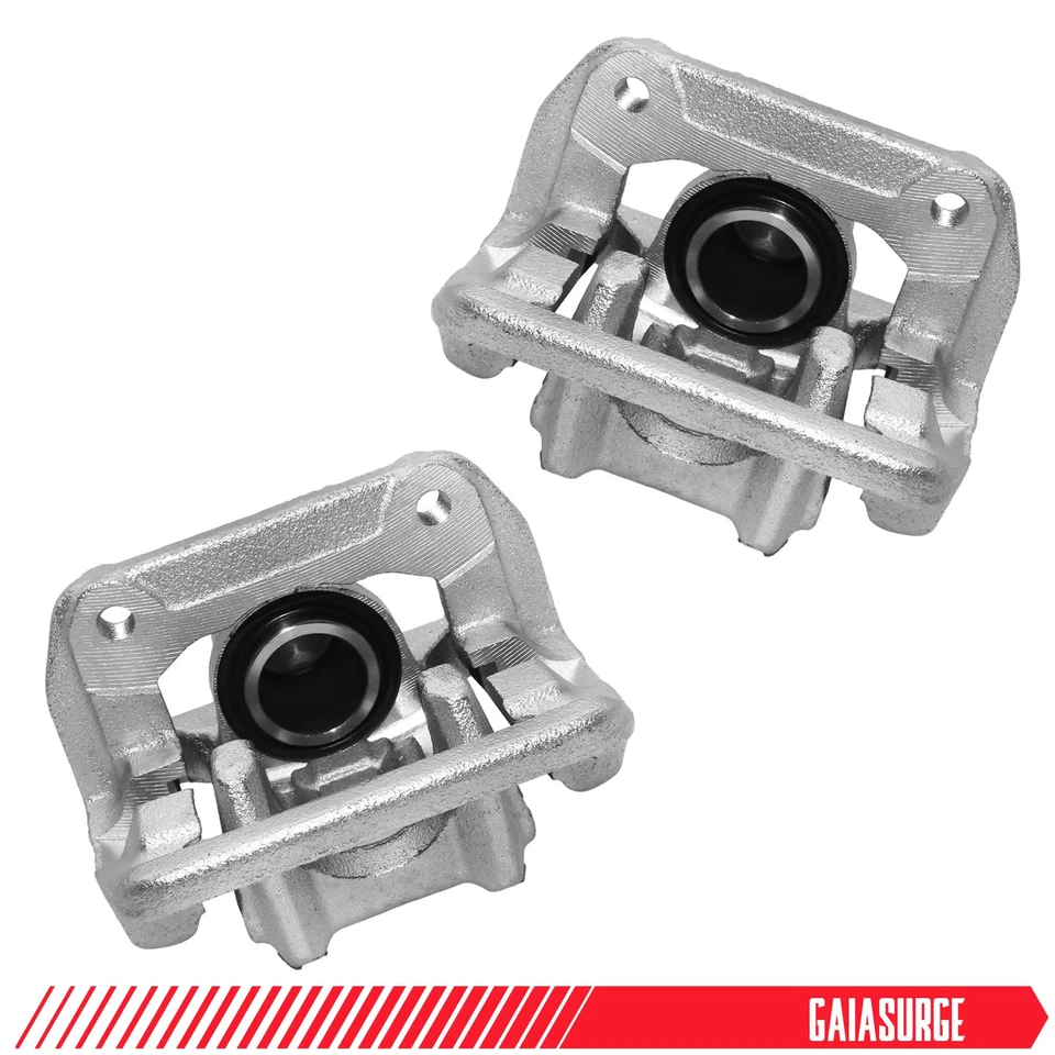 Pair Rear Brake Calipers with Bracket for Acura TL 1999-2008 CL Honda Element Foto 1 de 4