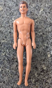Vintage 1990er Ken Barbie Puppe braune Haare blaue Augen biegsame Knie China Akt - Bild 1 von 13