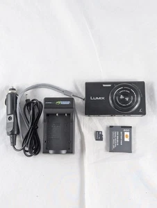 Como Nueva - Cámara digital Panasonic LUMIX DMC-FH10 5x con batería, cargador, tarjeta probada - Imagen 1 de 21