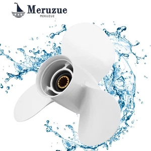 11 3/8x12 Boat Outboard Propeller Fit Yamaha T25 F30 40 F40 F50 55 F60 13 Spline - Picture 1 of 7