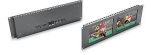 Blackmagic SmartView Duo Rack-Mounted Dual 8" LCD Monitors |No Power Adapter| - Picture 1 of 3
