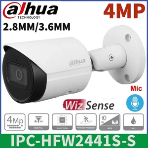 DAHUA IPC-HFW2441S-S 4MP Mic IR WizSense WDR SMD+ PoE IP Camera 2.8mm/ 3.6mm - Picture 1 of 17