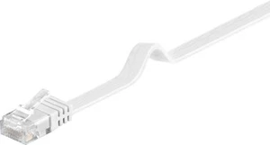 CAT 5e Netzwerkkabel Flachkabel; CAT FLAT 5-2000 U/UTP WEISS 20m SB - Bild 1 von 4